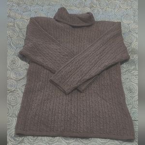 Burberry's 100% Brown Turtle neck sweater